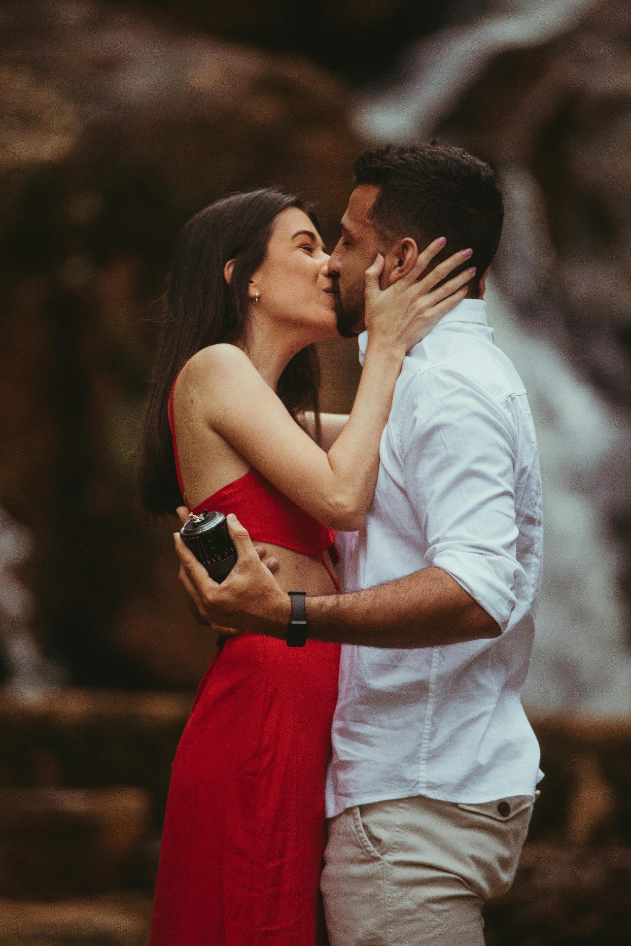 A quiet kiss